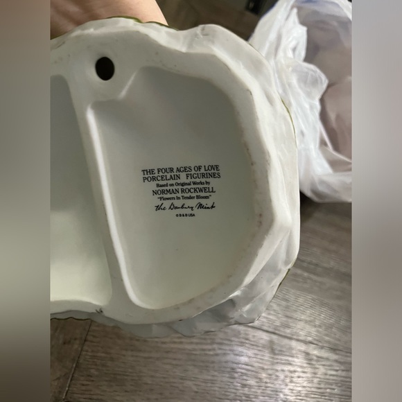 Porcelain Norman Rockwell Danbury Mint The Four Ages of Love collectible - Picture 2 of 2